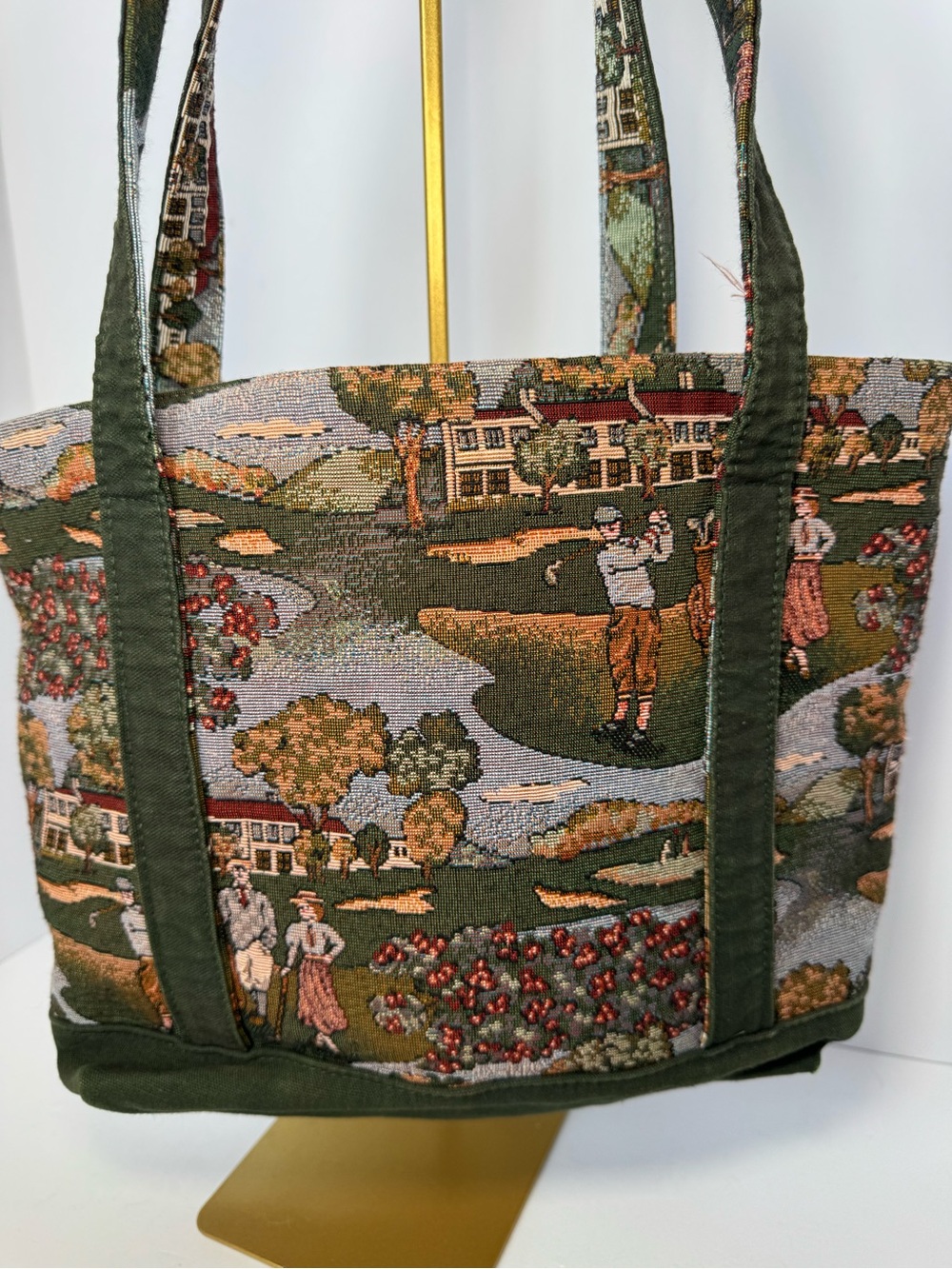 Vintage golf country club small tote by Holdings Fine Accessories